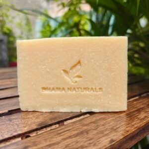 Bhama Naturals Goat Milk Soap | Handmade Cold Process Moisturizing Soap with Shea Butter & Lavender – 100g